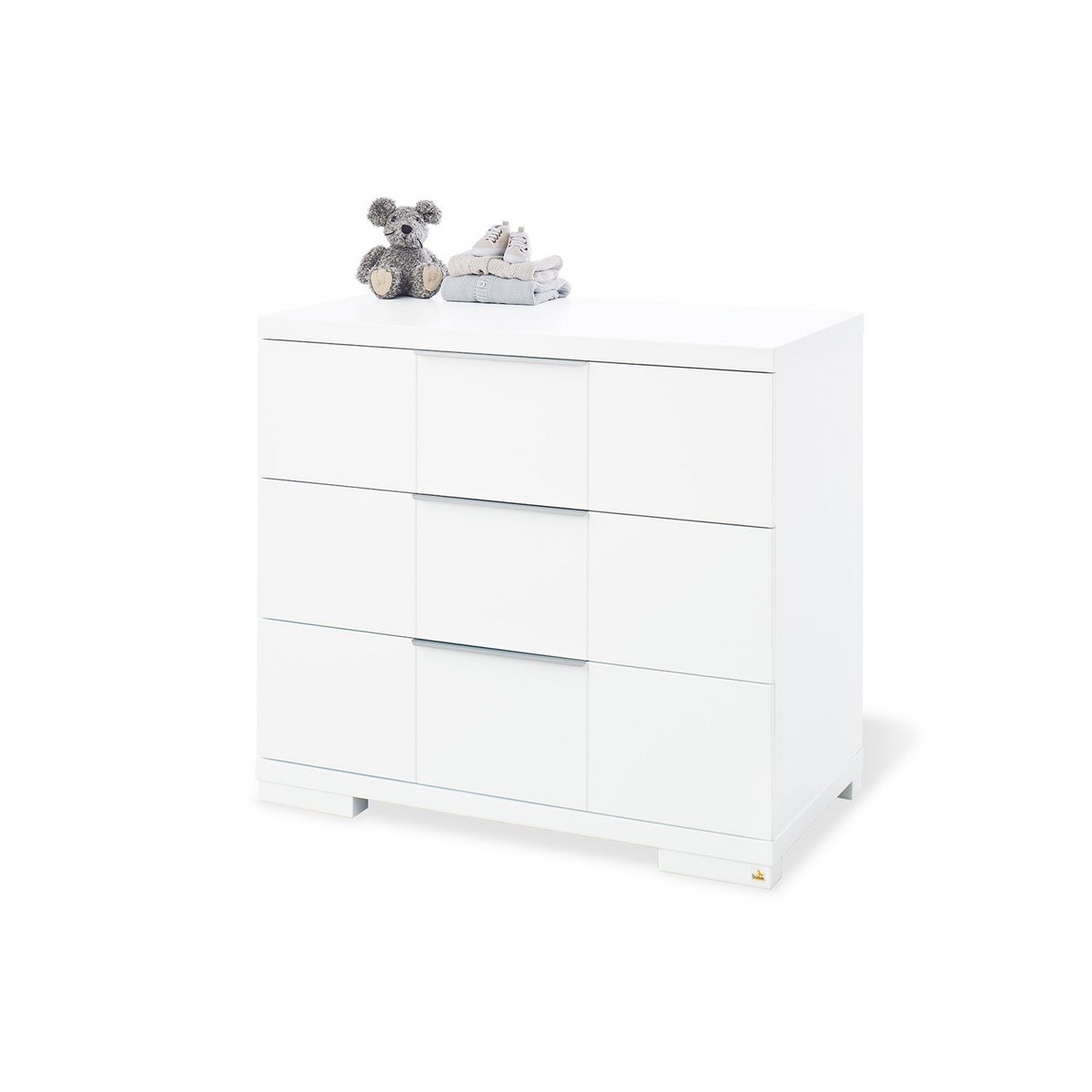 Kamer 'Polar' – Brede grote set (3-delig: Ledikant, Brede commode, Grote kledingkast)