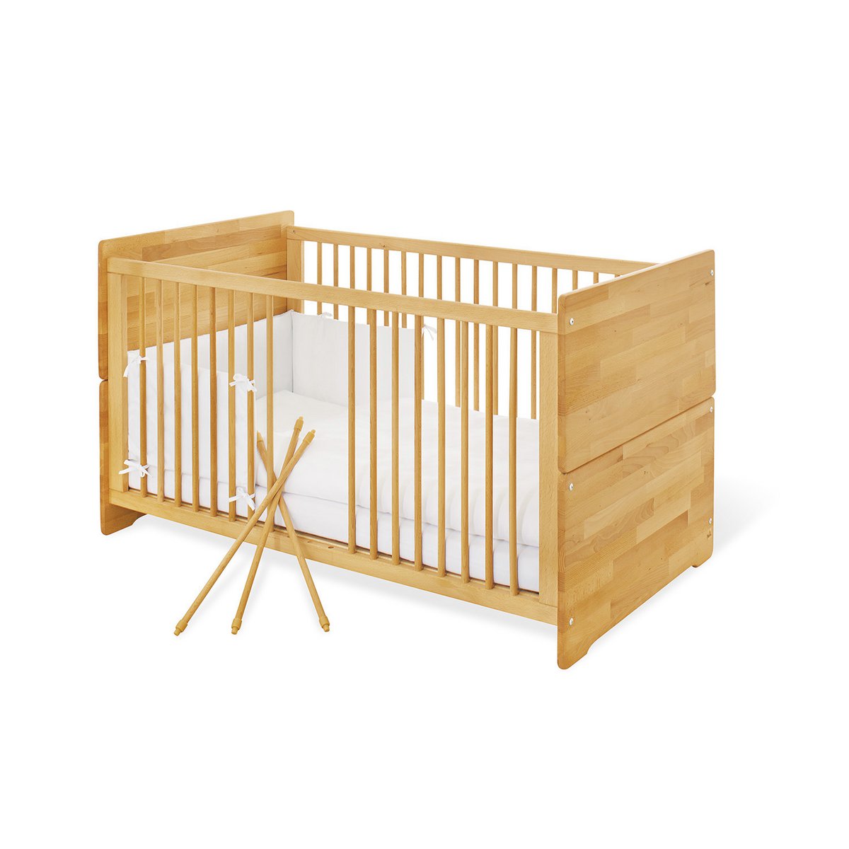 Kamer 'Natura' – Extra brede set (3-delig: Ledikant, Extra brede commode, 2-deurs kledingkast)
