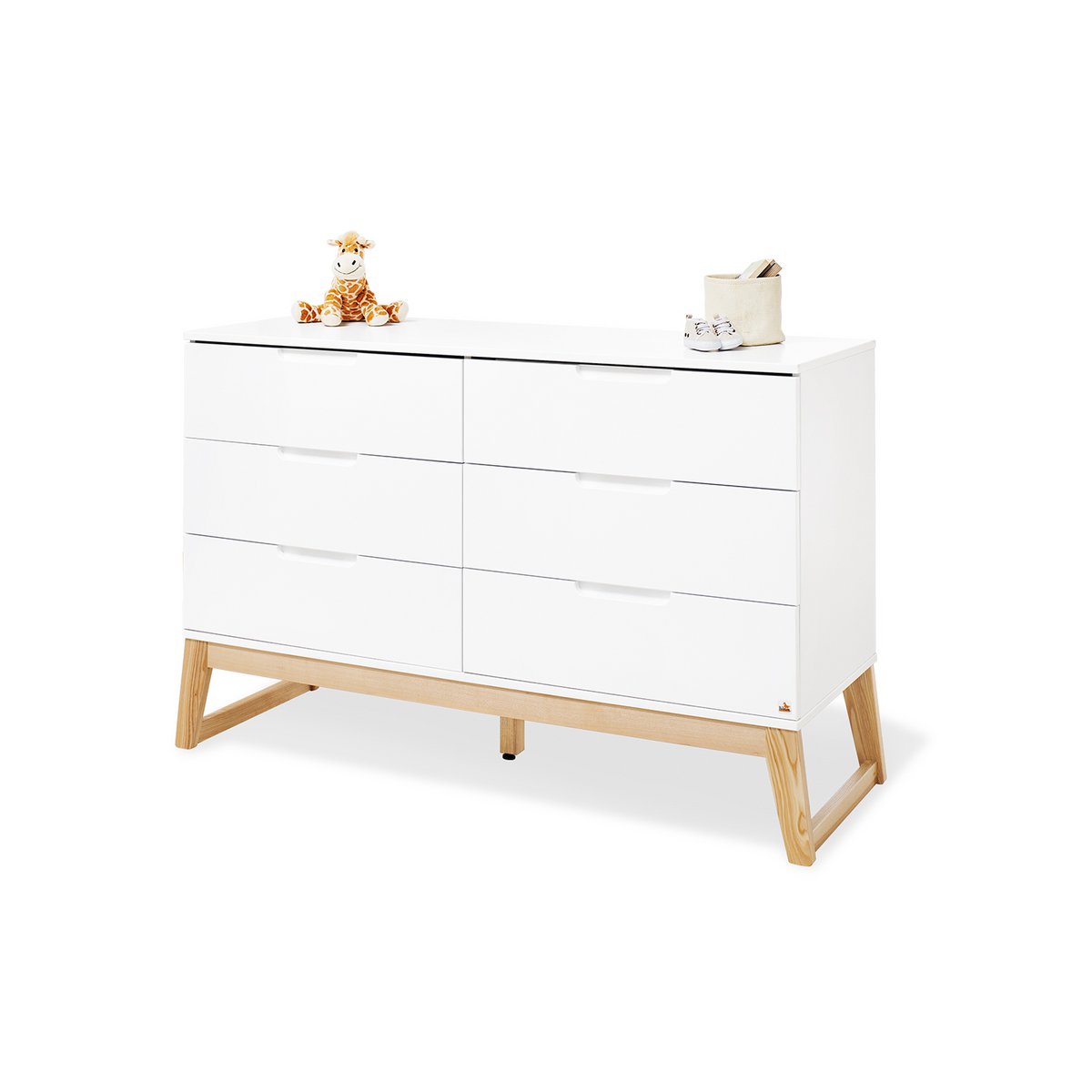 Kamer 'Bridge' – Extra brede grote set (3-delig: Ledikant, Extra brede commode, Grote kledingkast)
