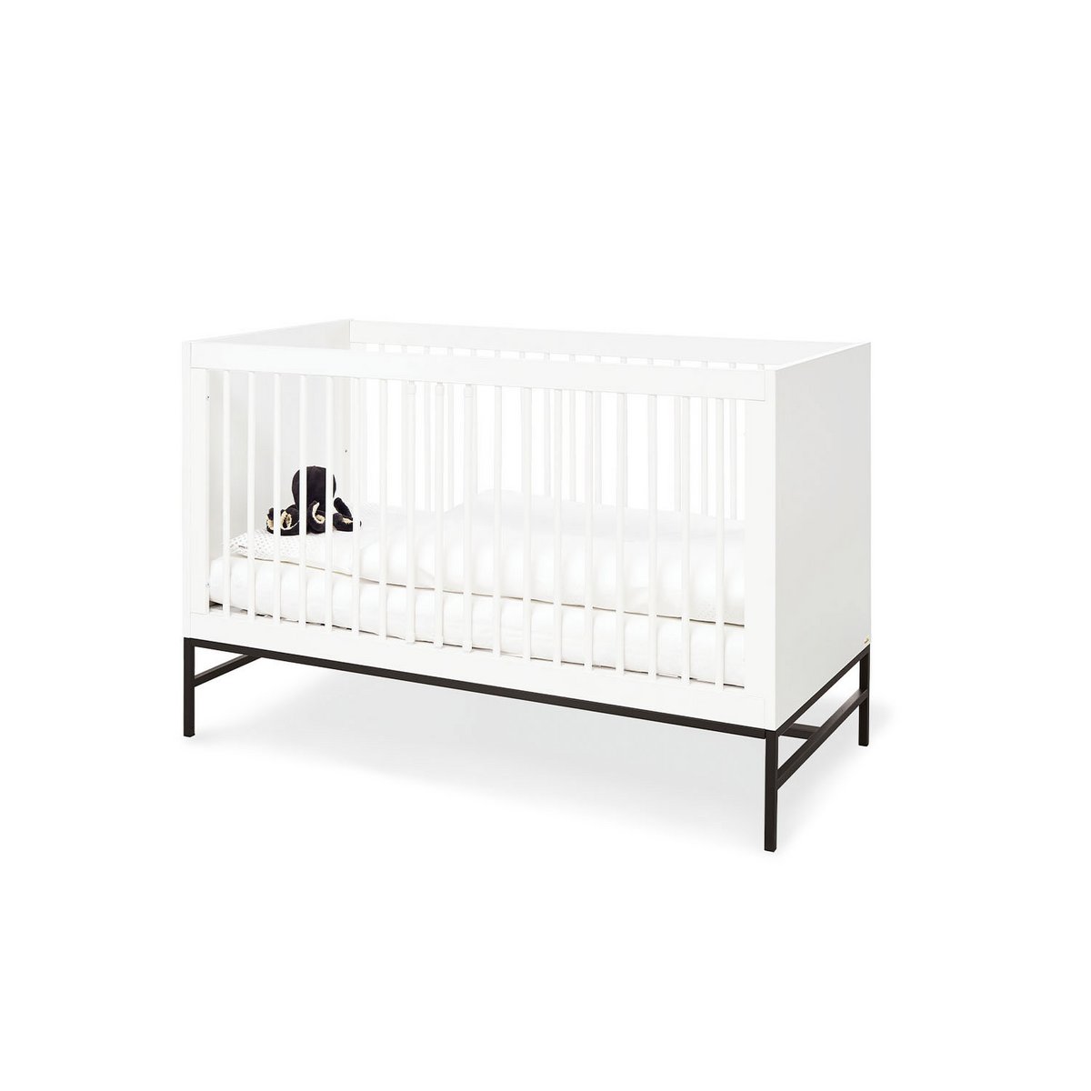 Kamer 'Steel' – Extra brede grote set (3-delig: Ledikant, Extra brede commode, Grote kledingkast)