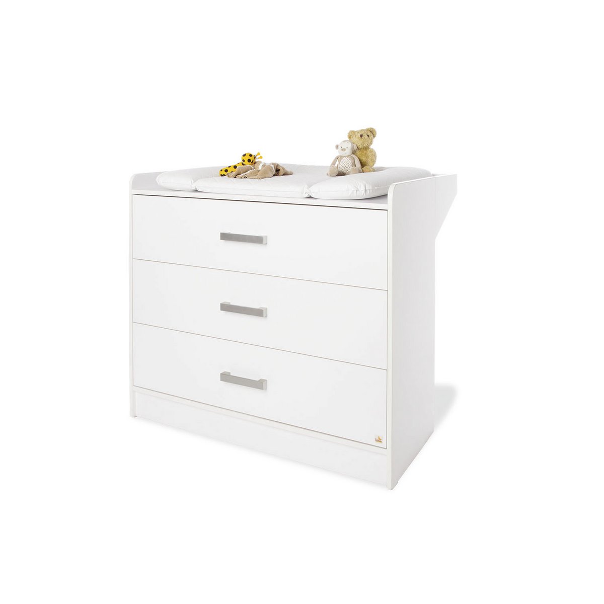 Kamer 'Hilda & Viktoria' – Brede witte starterset (2-delig: Huisbed, Brede commode)