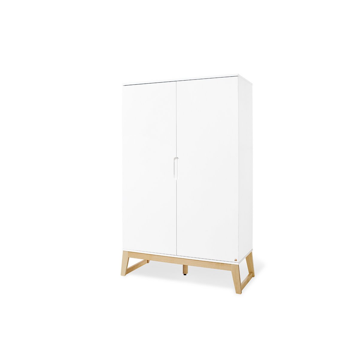 Kamer 'Bridge' – Brede set met wandplank (4-delig: Ledikant, Brede commode, 2-deurs kledingkast, Wandplank)