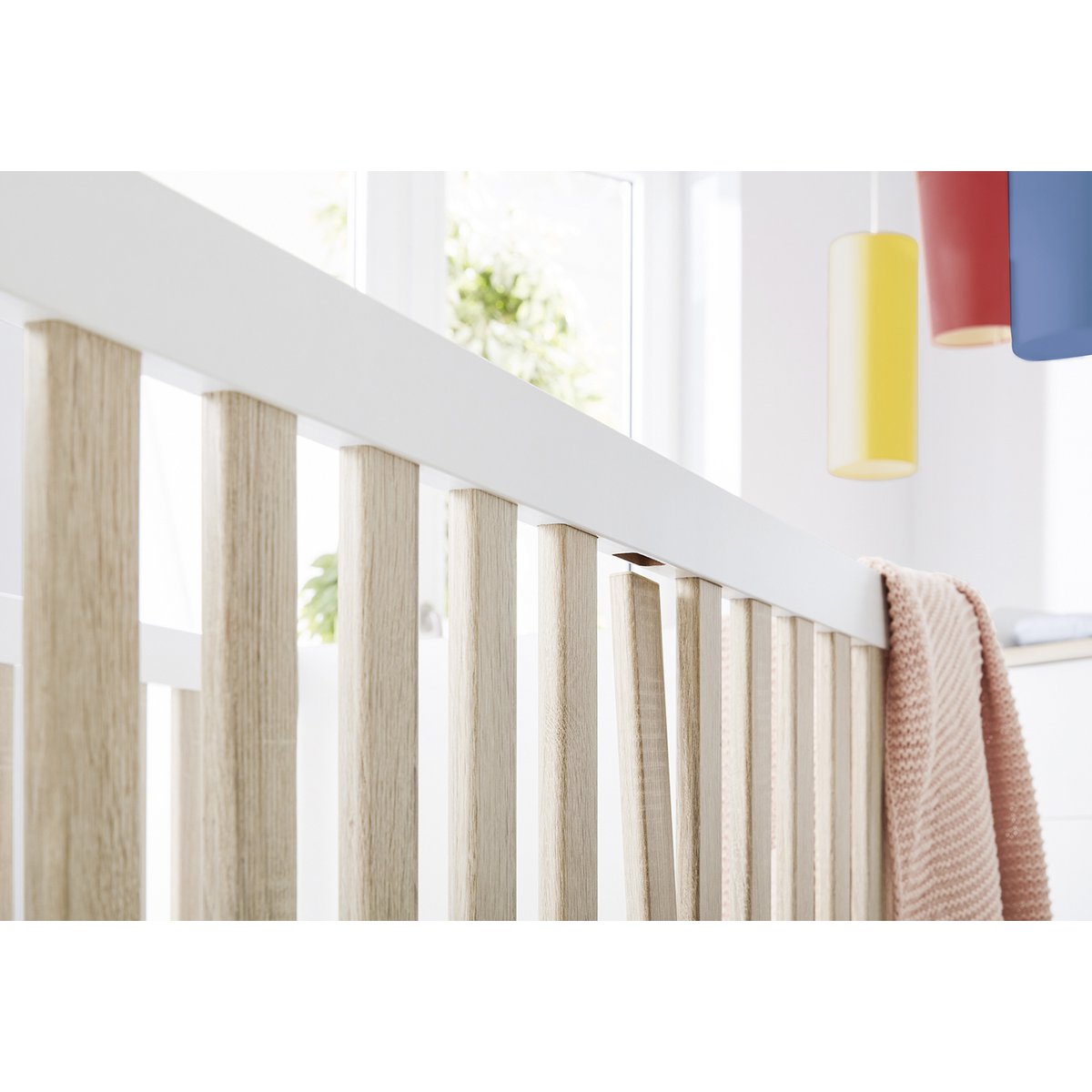 Kamer 'Lumi' – Extra brede set (3-delig: Ledikant, Extra brede commode, 2-deurs kledingkast)