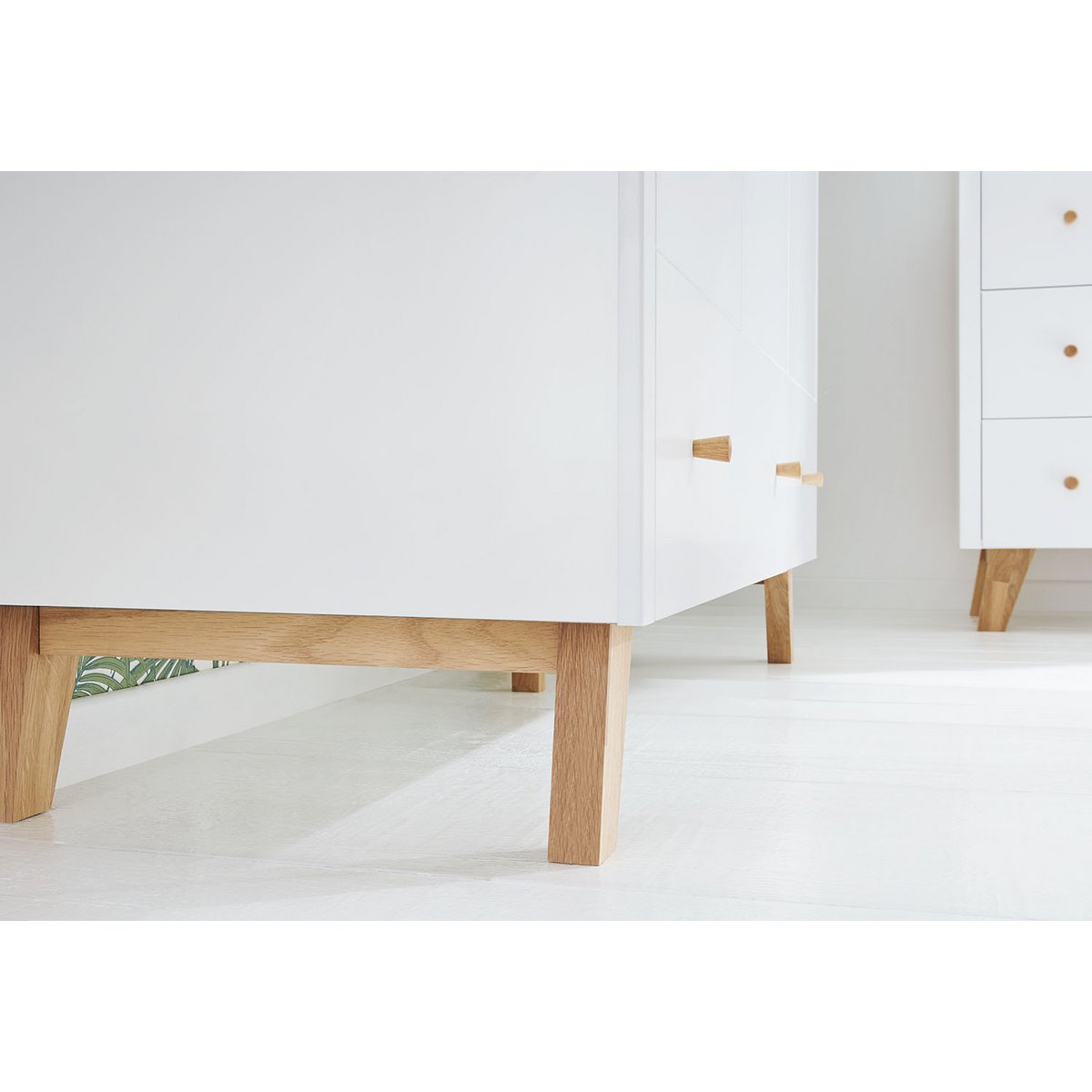 Kamer 'Pan' – Extra brede set (3-delig: Ledikant, Extra brede commode, 2-deurs kledingkast)