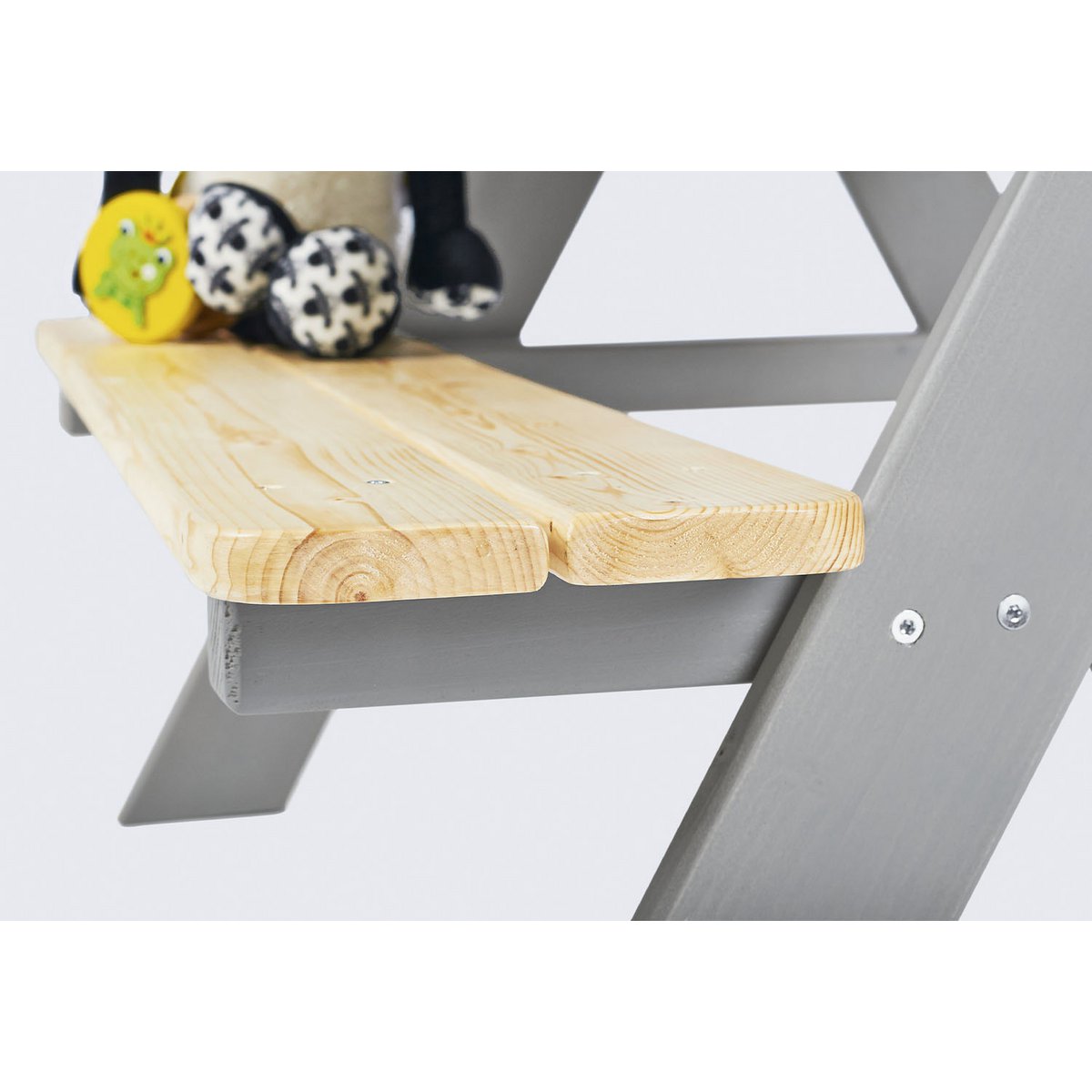Kinderpicknicktafel 'Nicki voor 4' Grijs