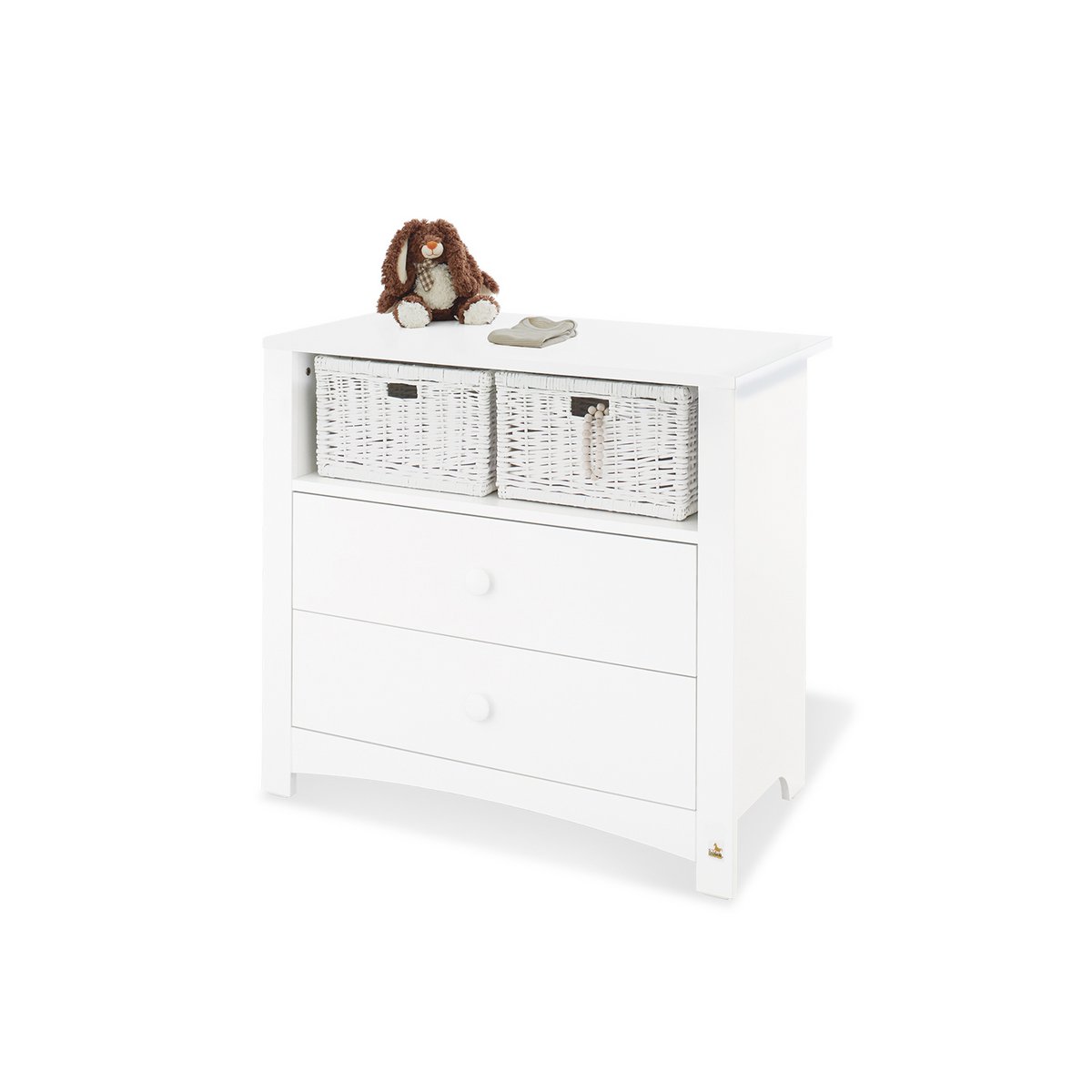 Kamer 'Florentina' – Brede set (3-delig: Ledikant, Brede commode, 2-deurs kledingkast)