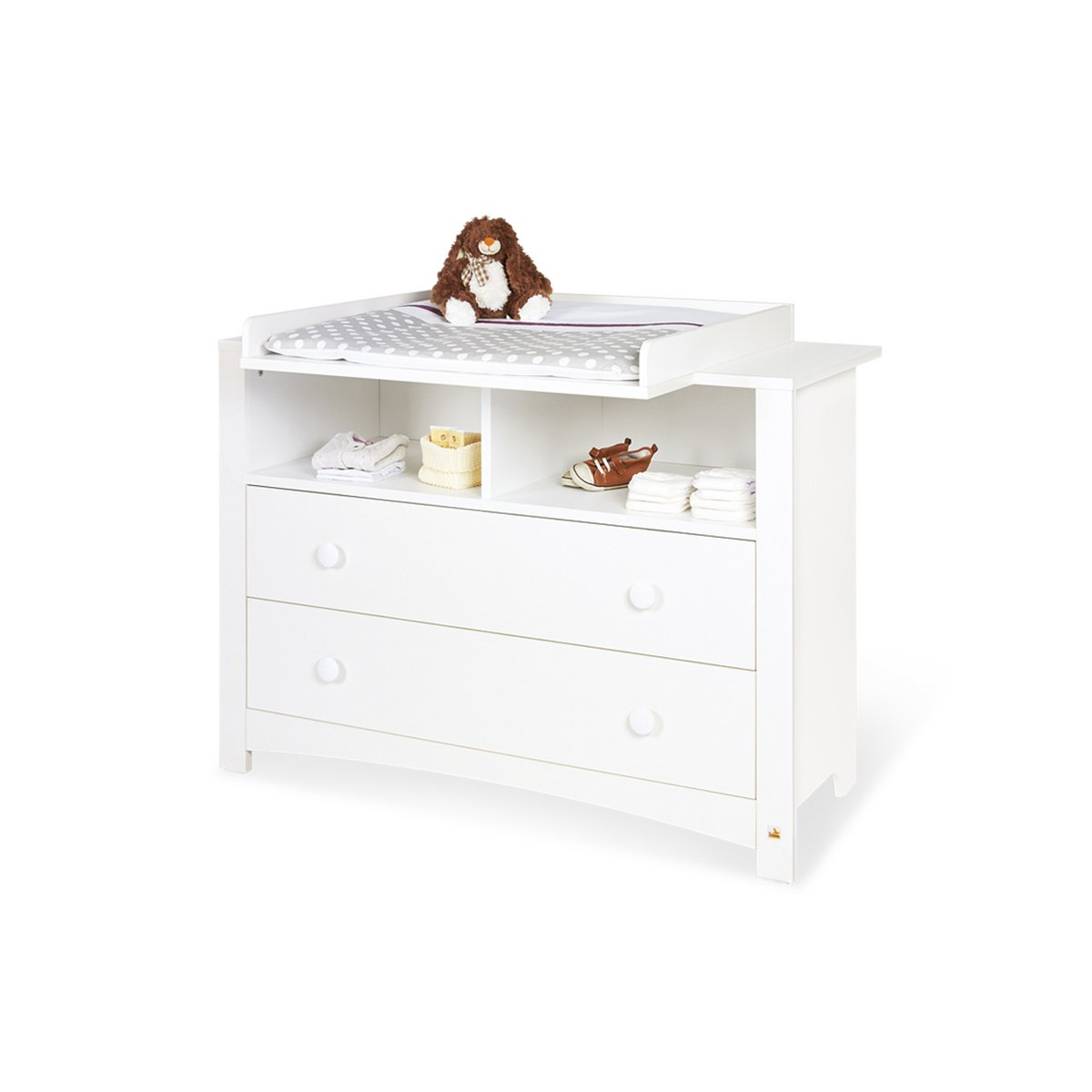 Kamer 'Florentina' – Extra brede starterset (2-delig: Ledikant, Extra brede commode)