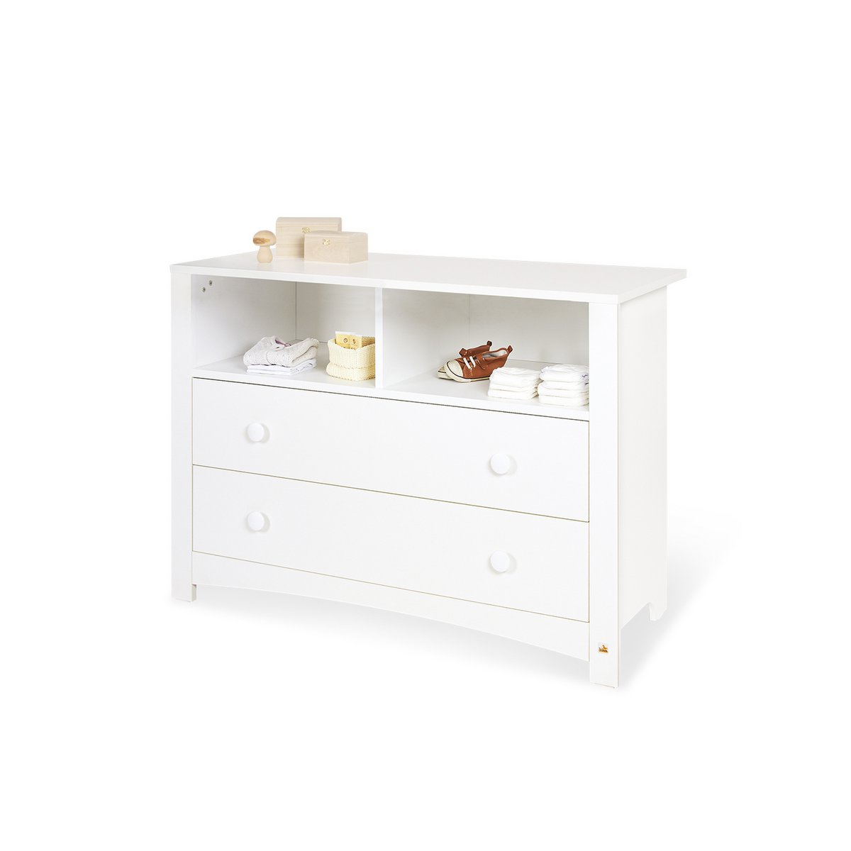 Kamer 'Florentina' – Extra brede set (3-delig: Ledikant, Extra brede commode, 2-deurs kledingkast)