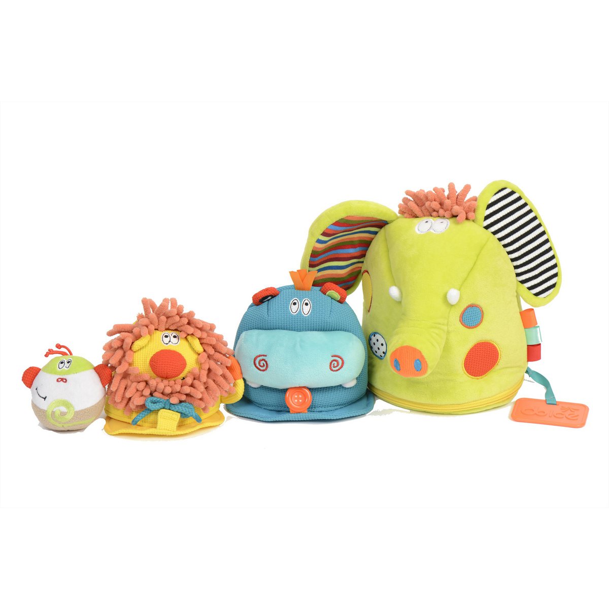 Dolce Classic knuffels 4 in 1 - Safari avontuur