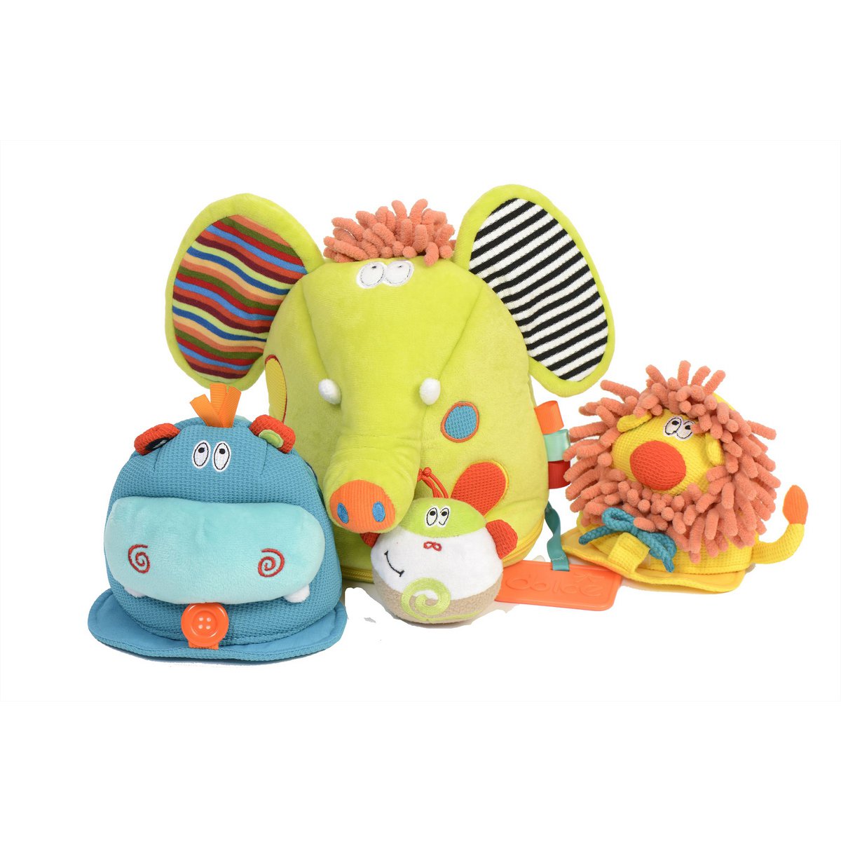 Dolce Classic knuffels 4 in 1 - Safari avontuur