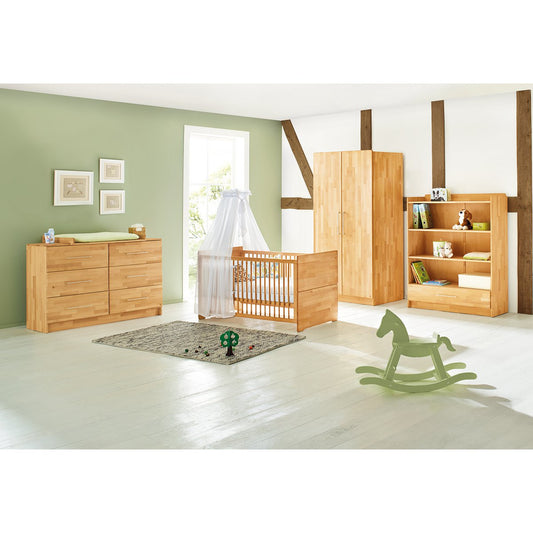 Kamer 'Natura' – Extra brede set (3-delig: Ledikant, Extra brede commode, 2-deurs kledingkast)