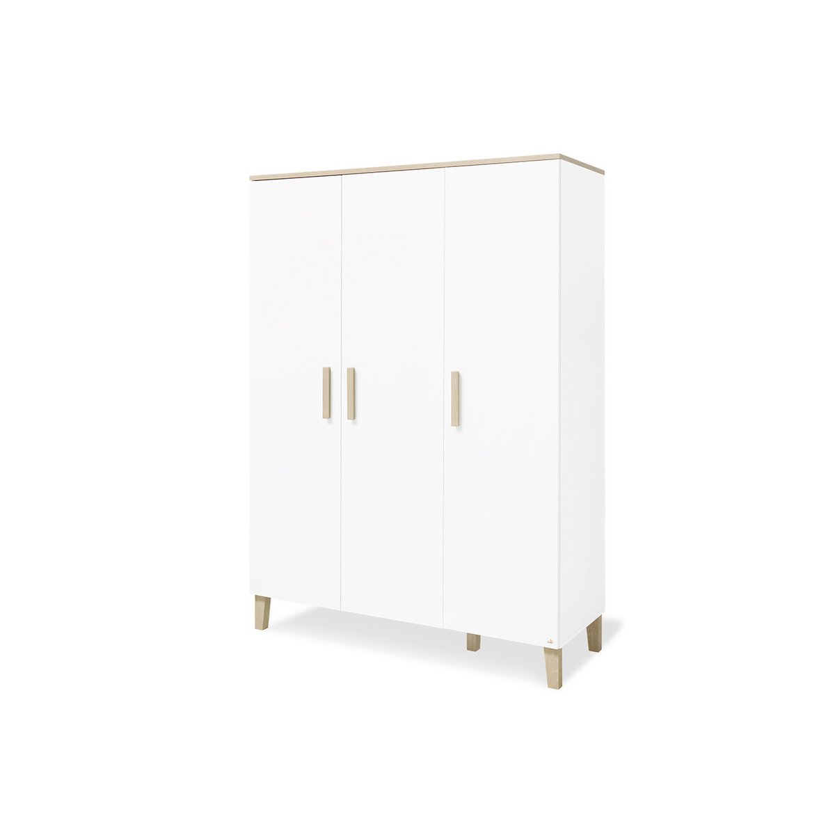 Kamer 'Lumi' – Extra brede grote set (3-delig: Ledikant, Extra brede commode, Grote kledingkast)