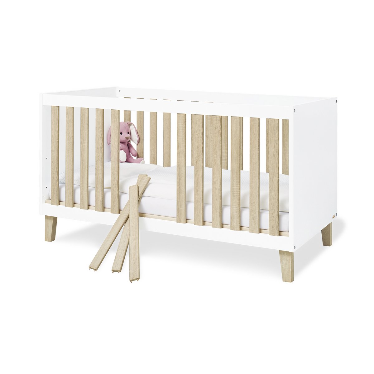 Kamer 'Lumi' – Brede starterset (2-delig: Ledikant, Brede commode)