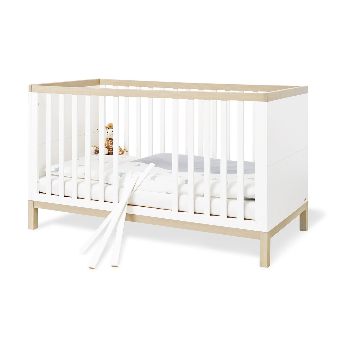 Kamer 'Light' – Brede starterset (2-delig: Ledikant, Brede commode)
