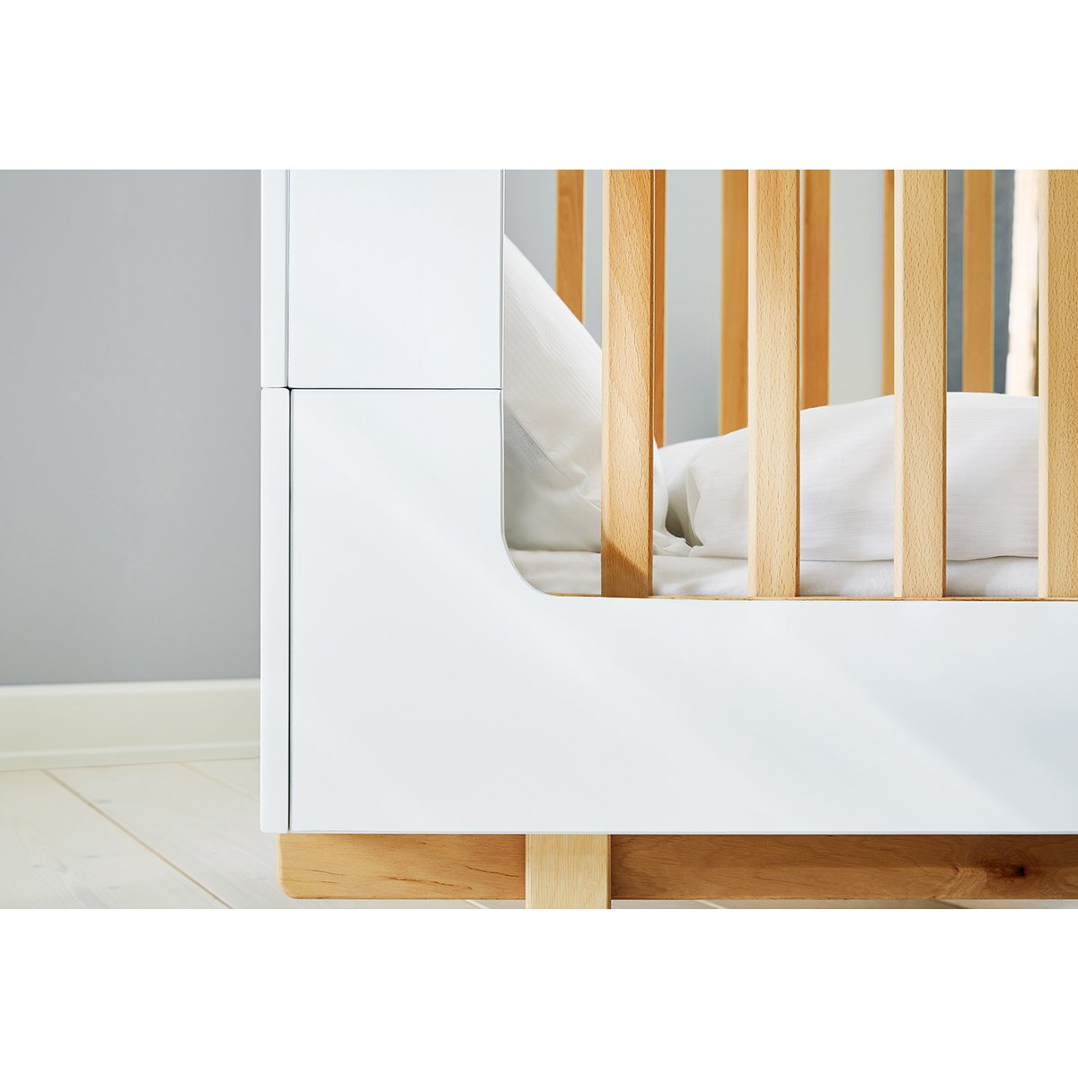 Kamer 'Boks' – Extra brede grote set (3-delig: Ledikant, Extra brede commode, Grote kledingkast)