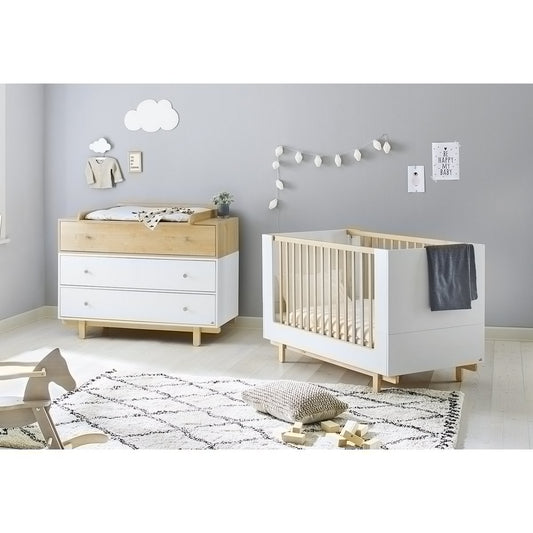 Kamer 'Boks' – Brede starterset (2-delig: Ledikant, Brede commode)