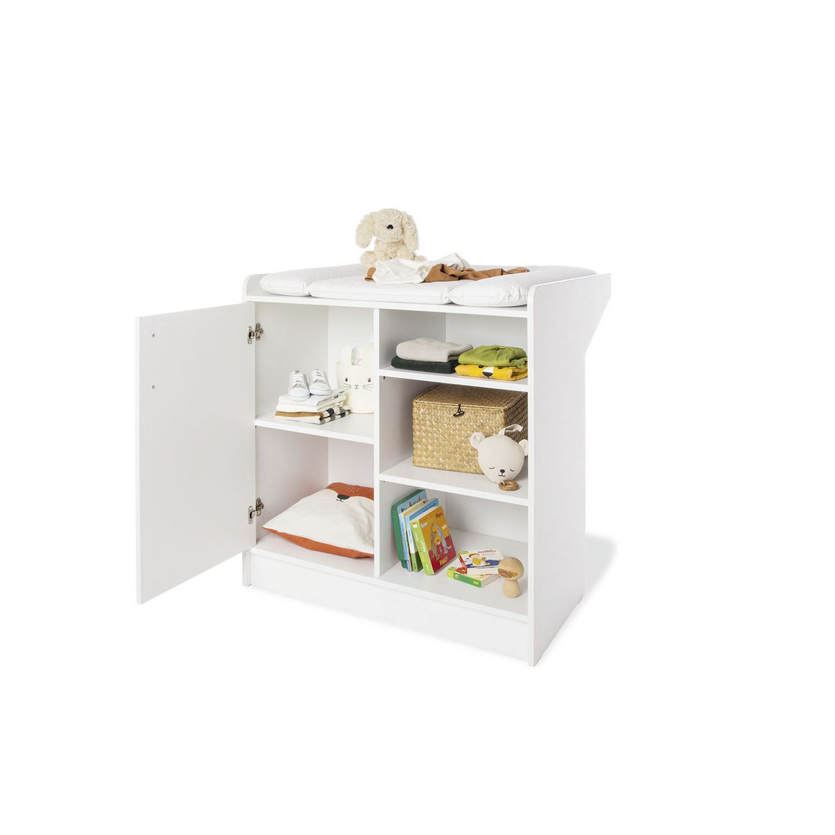 Kamer 'Hilda & Viktoria' – Witte starterset (2-delig: Huisbed, Commode)